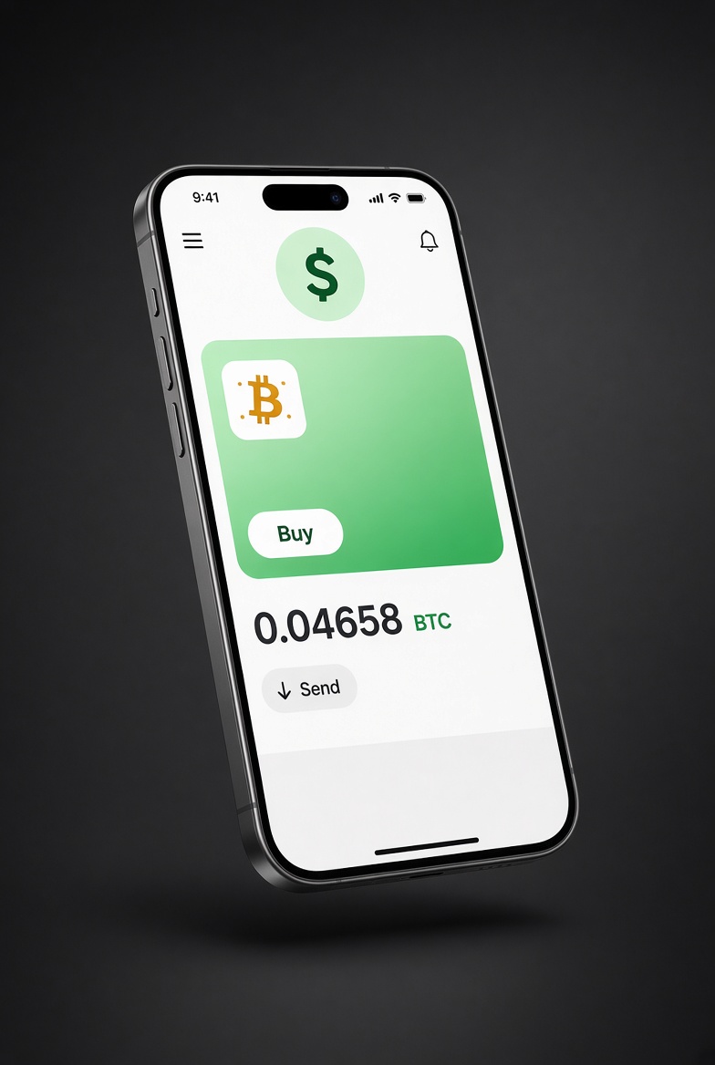 Cash App style buy screen