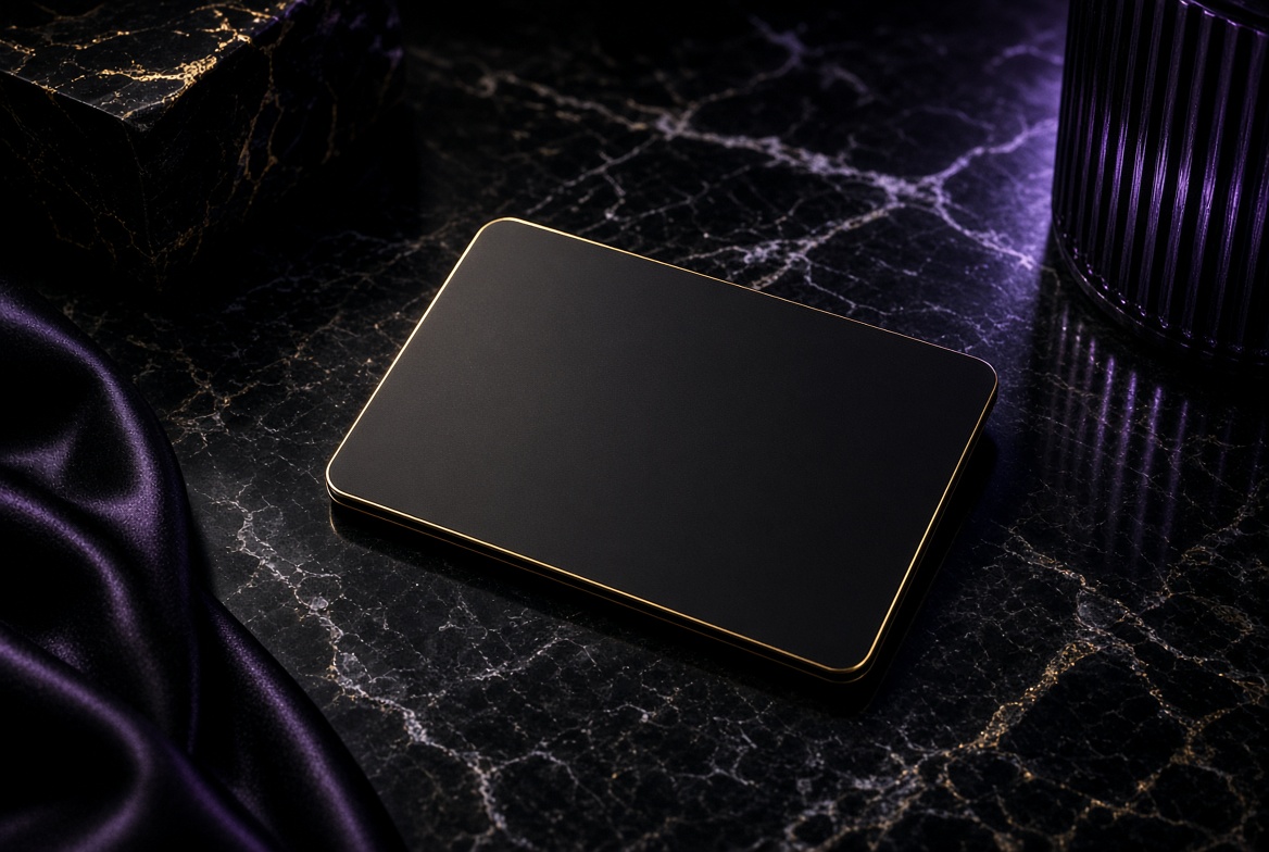 Gold edged gift card